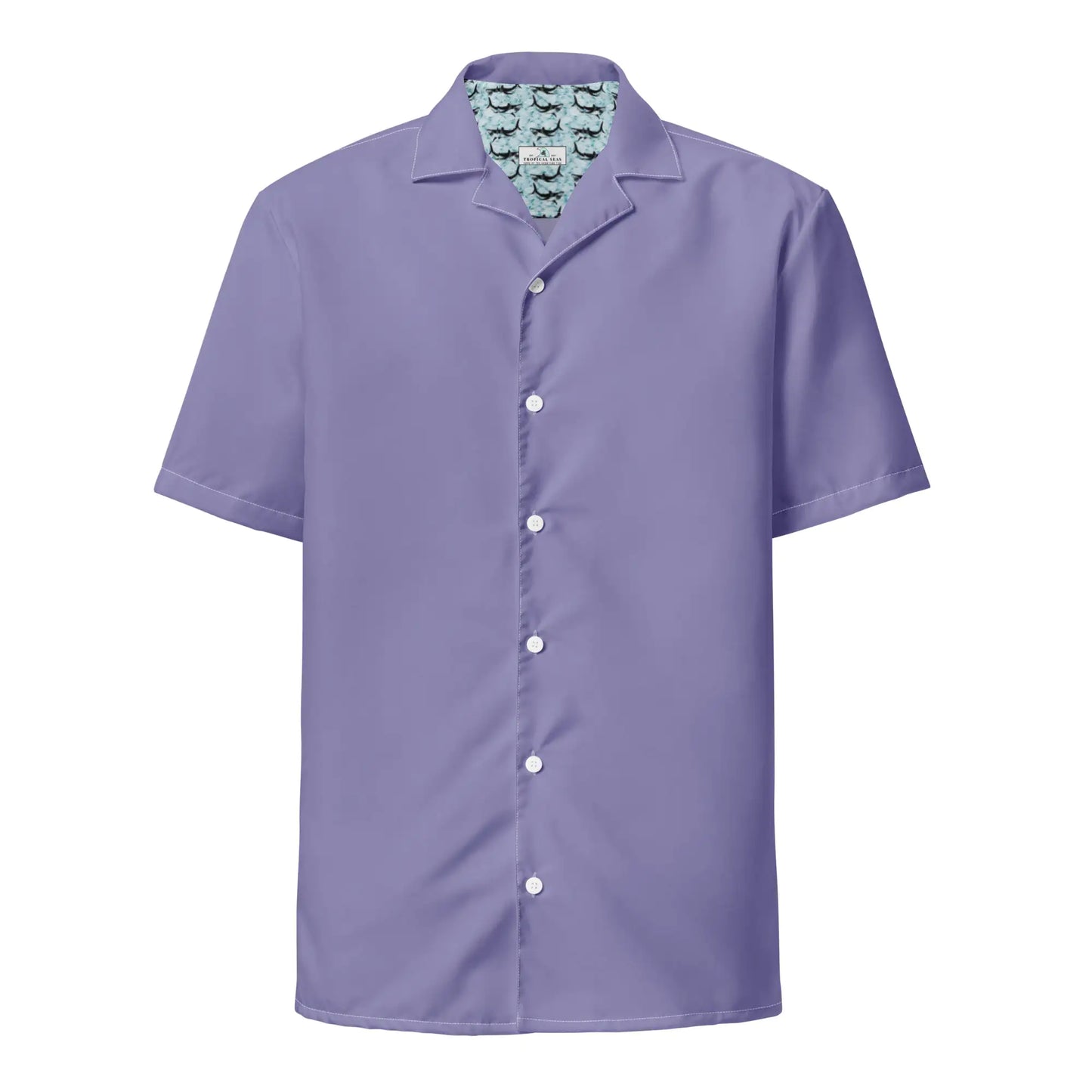 Urchin Purple Button Shirt – Embrace the Deep Hues of Tropical Seas