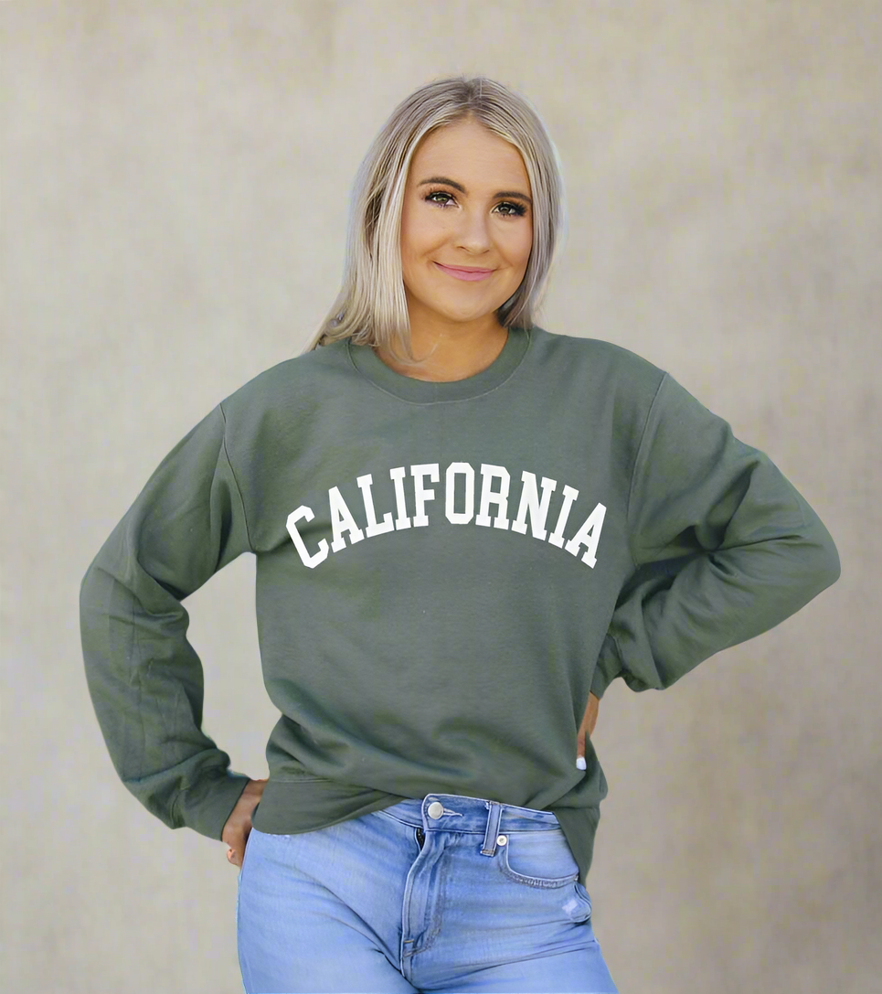 California Dreamin’ Sweatshirt – Effortless West Coast Style & Comfort