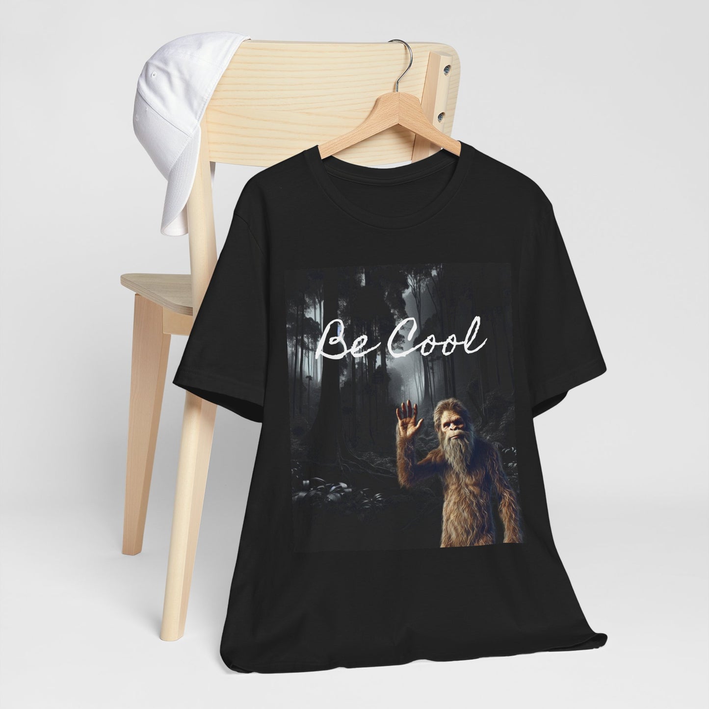 Be Cool - Bigfoot - Bella Short Sleeve Tee - Express Delivery Available