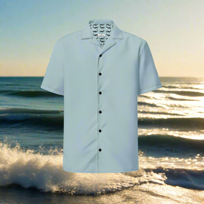 Shark Skin Blue Button Shirt - Social RiiZ