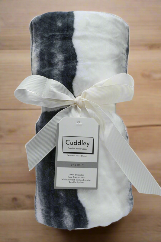 Cuddley Fleece Decorative Throw Blanket