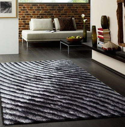 Belmond Gray 3D Shag Rug