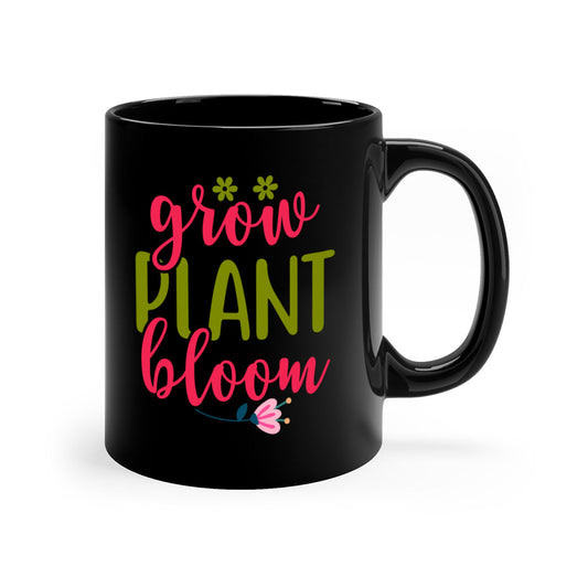 Grow, Plant, Bloom Spring Mug – Inspiring Coffee Cup for Garden Lovers