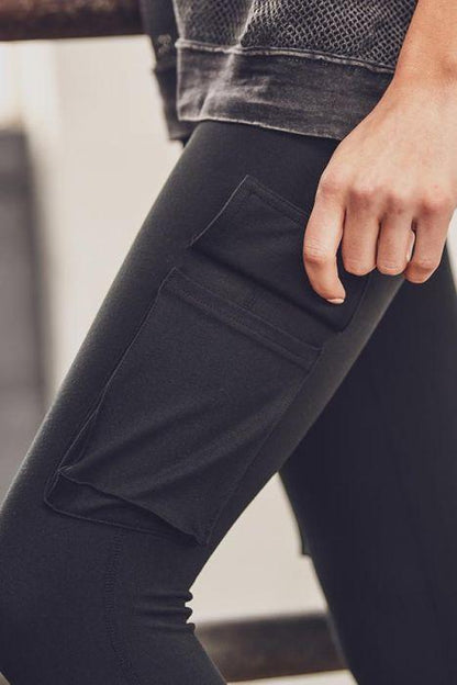 Highwaist Hybrid Cargo Adventurer Leggings – Perfect Yoga, Gym, and Workout Active Wear