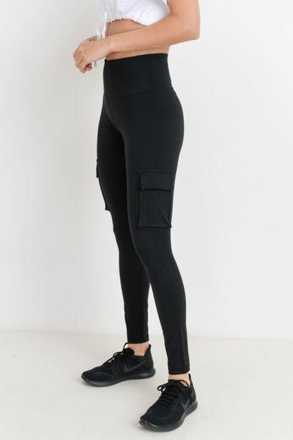 Highwaist Hybrid Cargo Adventurer Leggings – Perfect Yoga, Gym, and Workout Active Wear