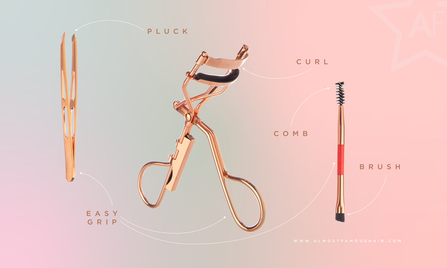 Rose Gold “Lash Lifter” All-Inclusive Kit – Perfect Lash Curling and Lifting Tool Set