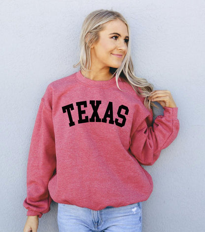 Texas Sweatshirt | Comfortable and Lone Star State Proud