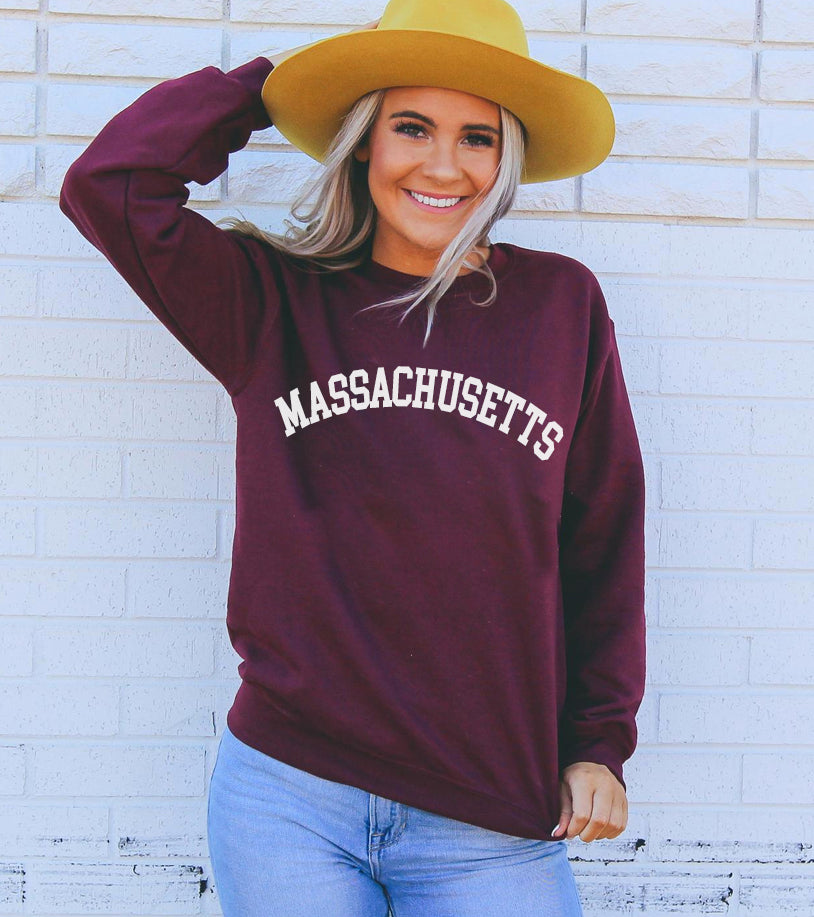 Massachusetts Sweatshirt | Soft, Comfortable, and Bay State Proud