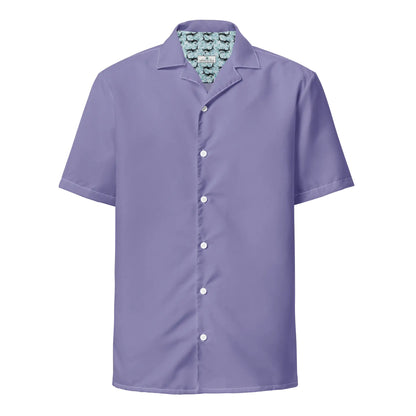 Urchin Purple Button Shirt – Embrace the Deep Hues of Tropical Seas